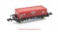 RT-PFA003-N Revolution Trains PFA 2 Axle Container Flat Triple Pack - DRS LLNW
